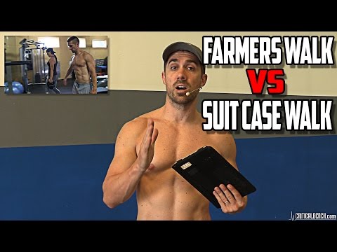 Farmers Walk VS Suitcase Walk - Is one better? Q&amp;A