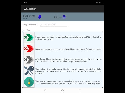 Fix the no responses issue of Googlefier, while installing GMS in Huawei or Honor devices