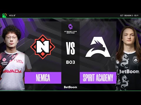 CCT Season 3 - EU #9 | Nemiga x Spirit Academy | Fase de Grupos | CS2