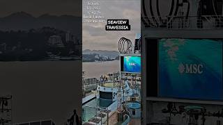 MSC SEAVIEW cruzeiro Travessia Brasil Europa cruise navio  12/04/26 Santos @cruzeiros2025 #shorts
