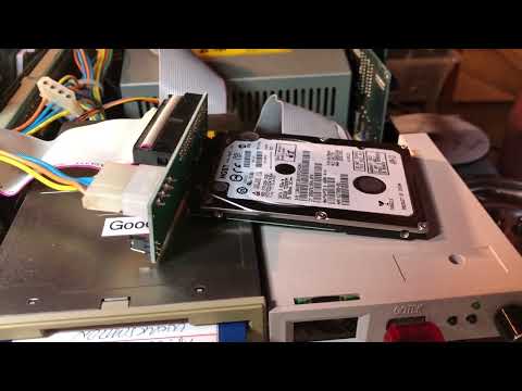 early testing with IDE / SATA adapter with Amiga Personal Animation Recorder