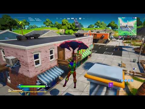 Fortnite - All 3 Blue XP Coins Locations Week 7! Deja Blue Punch Card!
