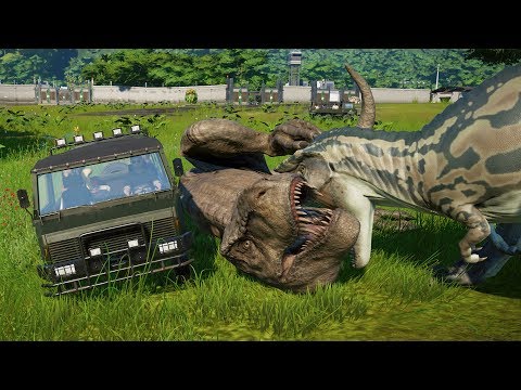 Jurassic World Evolution Update 1.8 Albertosaurus,Euplocephalus,I-Rex,T-Rex,Spinoraptor,Spinosaurus