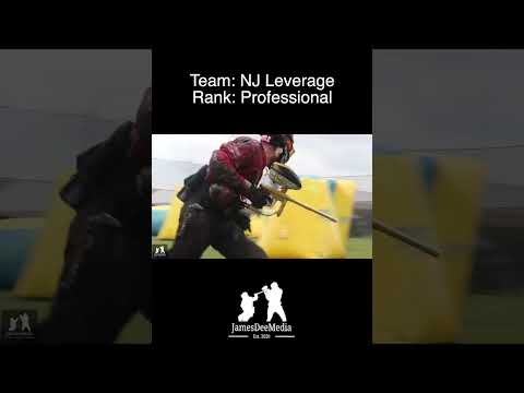 Professional Paintball Players In Action