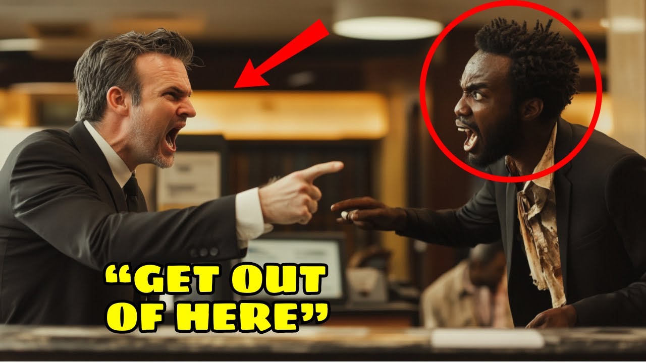 A Black Homeless Man Was Humiliated In A Bank, When A Millionaire Saw The Watch He Was Wearing...