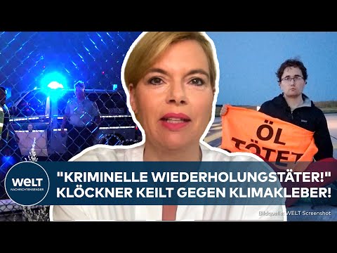 KLIMAKLEBER: Strafen für Flughafen-Blockierer zu niedrig? "Bis zu zehn Jahre Haft!" CDU-Klöckner