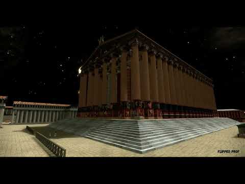 Artemision of Ephesus by night 3d reconstruction