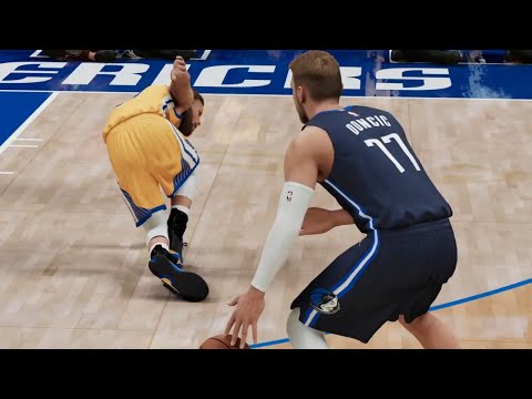 NBA 2K21 Luka Doncic My Career Ep. 2 - BREAKOUT Game vs Superteam Warriors + INSANE Ankle Breaker!
