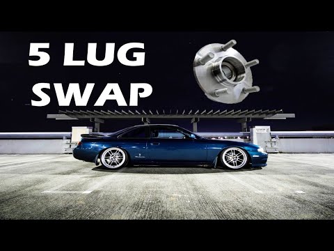 S14 SILVIA 5 LUG CONVERSION!