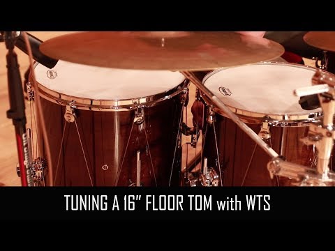 Tuning a 16" floor tom with WTS