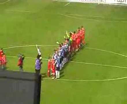 Einlauf arminia-bochum (Rauchbombe)