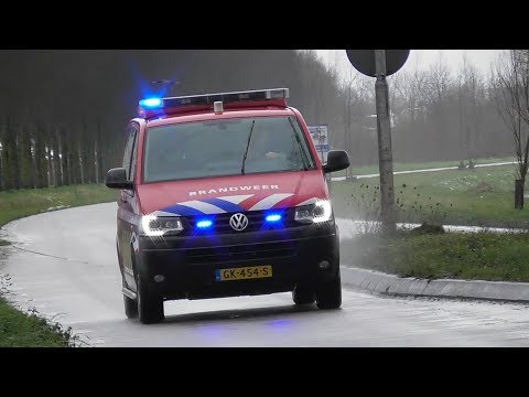 Prio 1 HOVD 08-9291 en OVD 08-4091 met spoed naar GRIP 1 Gaslekkage in Nijmegen