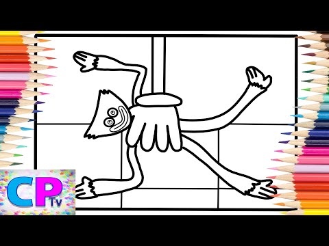 Huggy Wuggy Coloring Pages/Mommy Long Legs Keeps Huggy Wuggy/Defqwop - Awakening [ NCS Release ]