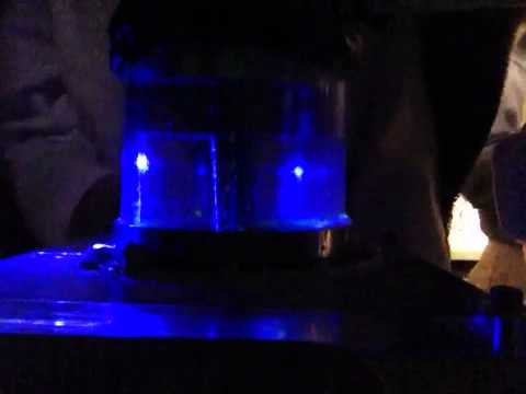 Early video of laser induced fluorescein intake flow