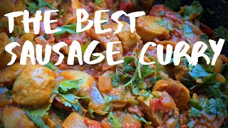 INDIAN SAUSAGE MASALA CURRY RECIPE - EASY AND SO YUMMY - VEGETARIAN SAUSAGES