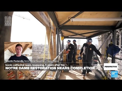 Notre-Dame carpenter Valentin Pontarollo on his joy at completion of cathedral's roof • FRANCE 24