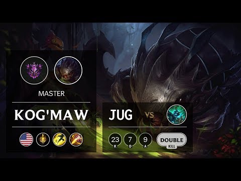 Kog'Maw Jungle vs Hecarim - NA Master Patch 9.8