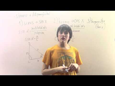 Goniometrické funkce - úvod, vysvětlení