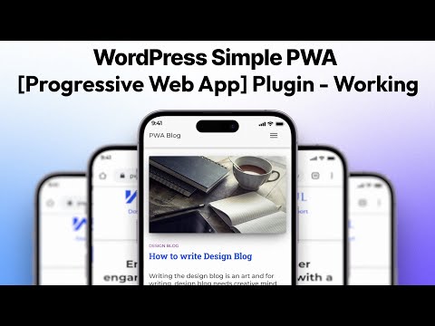 WordPress Simple PWA [Progressive Web App] Plugin - Working
