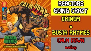 Busta Rhymes x Eminem - CALM DOWN | UNCUT REACTION MASHUP