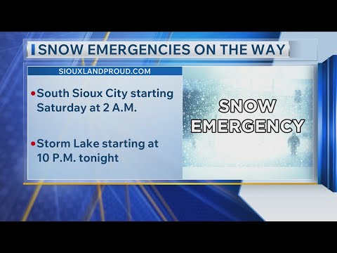 Snow Emergencies on the Way
