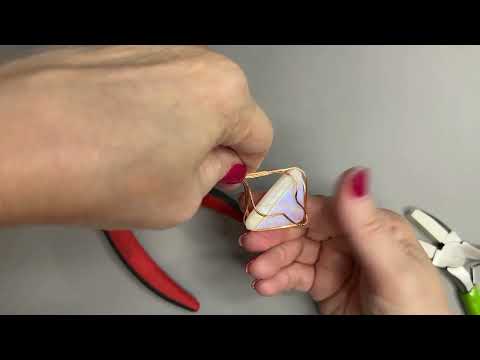 From Chaos to Order - Saving a Messy Beginning and Wrapping a Triangle Pendant!