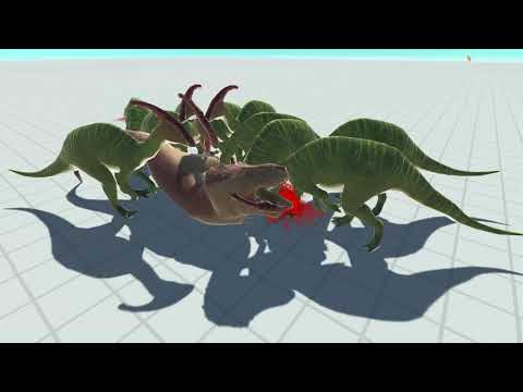 TREX vs 10x EVERY UNIT (PT1) Animal Revolt Battle Simulator