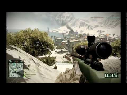 Battlefield: Bad Company 2 Sniper gameplay