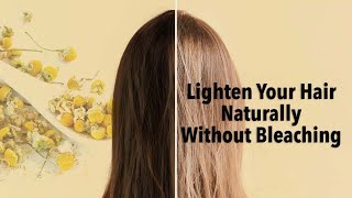 Lighten your hair naturally without bleaching /miracle of camomile tea/NZ HAIR LIGHTENING