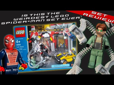 RARE LEGO SPIDER-MAN 2 "Doc Ock's Cafe Attack" Set - REVIEW