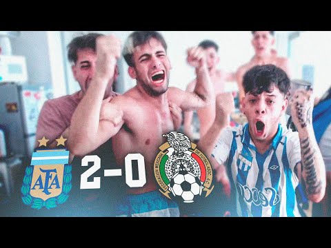ARGENTINA 2 - MEXICO 0 - Reacción Hinchas Argentinos - Mundial 2022 - La Pradera