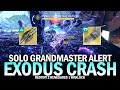 Solo Flawless Grandmaster Alert Exodus Crash (Warlock) [Destiny 2 Renegades]