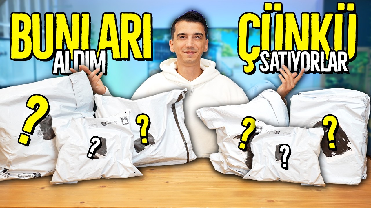 Bunları Aldım, Çünkü Satıyorlar! Toplu Paket Açılışı