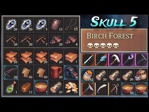 Grim Soul - Easy Farming In North❗Skull 5❗Brich Forest ❕