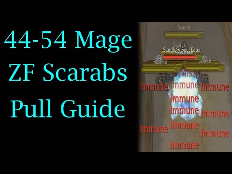 Classic WoW - ZF Scarabs+Zombies Pull Guide - Level 44-54
