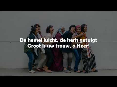 Opwekking met tekst 708 Hoe groot is Uw trouw o Heer (versie 2)