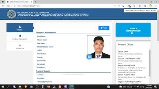 PRC Online Application for Board Exams (Repeater)