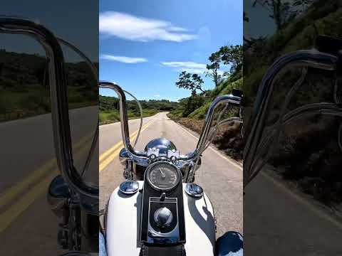 Harley Deluxe pelas Estradas de Minas Gerais 🇧🇷 | Liberdade Sobre Duas Rodas #shorts #motovlog