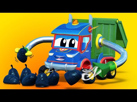 Super Truck -  The Best of GARBAGE TRUCK cartoons - Car City - Truck Cartoons for kids