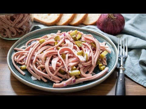 Bayerischer Wurstsalat selber machen - #KeksMitOhren