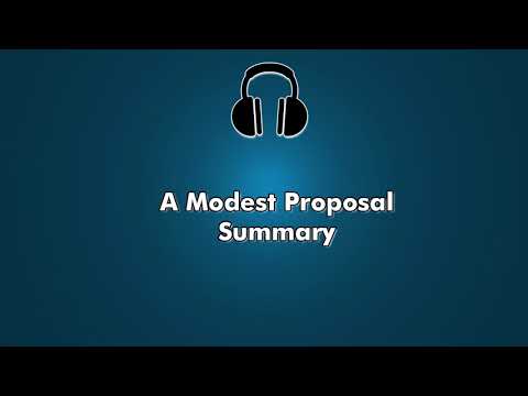 A Modest Proposal Summary & Review