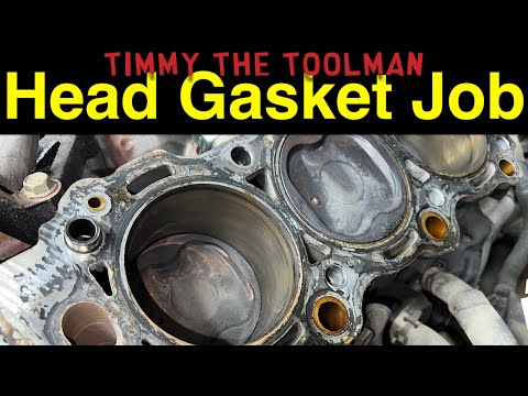 Engine Head Gasket / Cracked Head Repair (Toyota 3.4L V6 5VZ-FE ) - Part 4