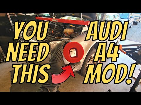 Audi A4 2.0T Front Snub Mount Replacement in Under 3 Minutes | DIY