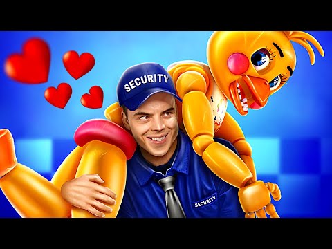 FNAF Love Story: Security Guard's Crush on Chica!