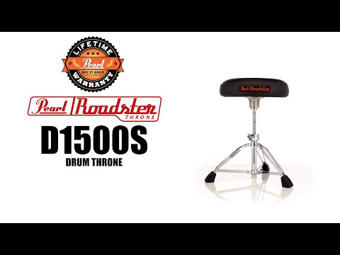 Pearl D1500S Short Roadster Multi-Core Donut Drum Throne w/ Video Link image 2