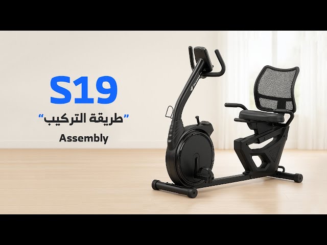 دراجة تمارين بمسند خلفي S19 – راحة للظهر | تصميم ا...