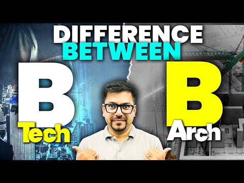 Difference Between B.Tech and B.Arch | Scope, Salary, Fees & Colleges | Harsh Sir @VedantuMath​