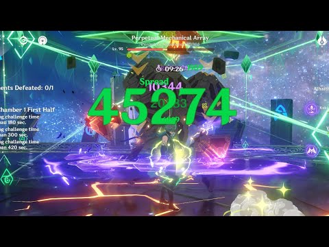 CRIT VS EM AlHAITHAM C0R1 SPREAD DAMAGE COMPARISION?! WHICH BUILD IS BETTER?!