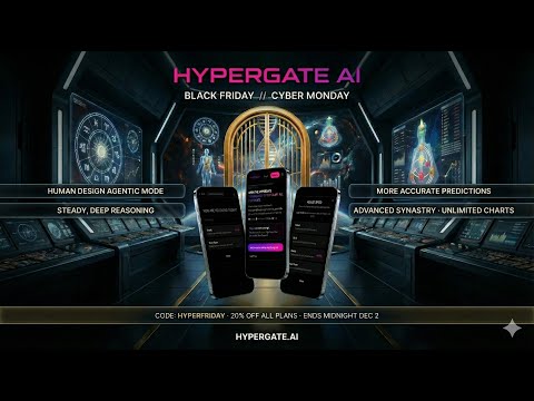 Hypergate AI Major Updates - Human Design Agentic Model  + New Astrology Agentic Updates + SALE!