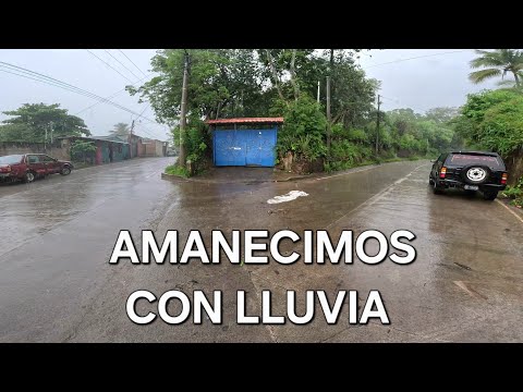Asi amaneció el cantón Zapotitán, distrito Ciudad Arce La Libertad 